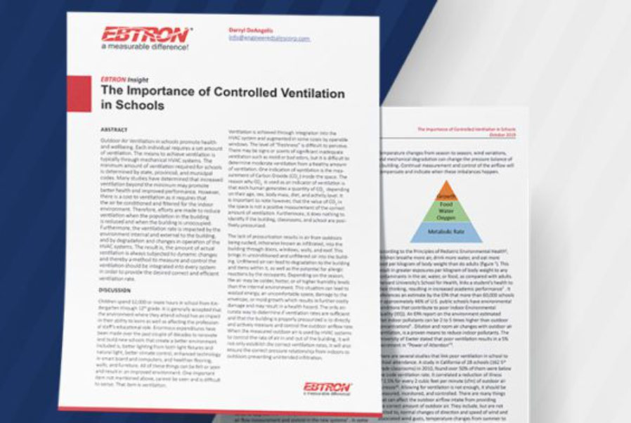 The Importance of Controlled Ventilation in Schools