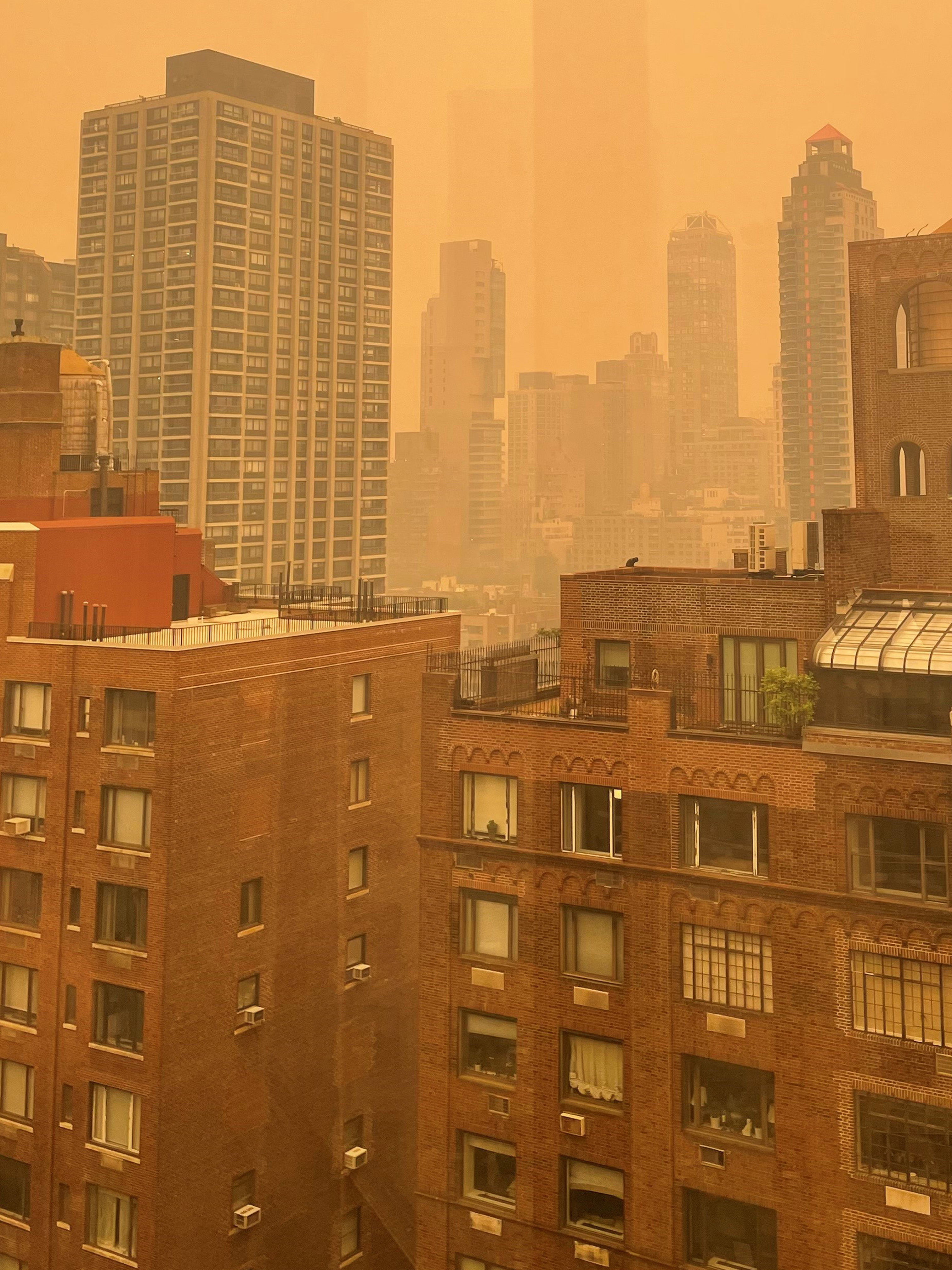 Wildfires affect on NYC